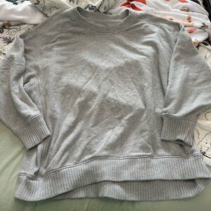 Aerie Light Gray Women's Crew Neck Sweater